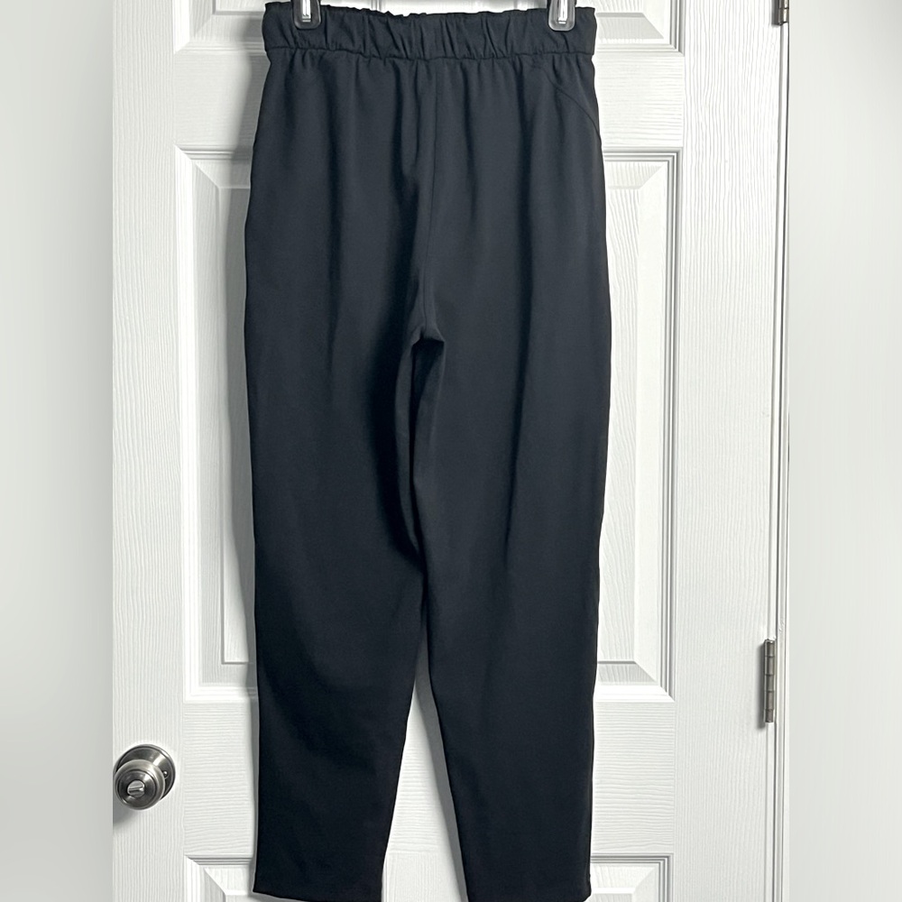 Lululemon Keep Moving Black High Rise 7/8 Jogger Pants 27” Size 6